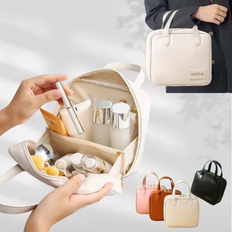 PU Large Capacity Travel Make Up Storage Organizer - hairandbeauty